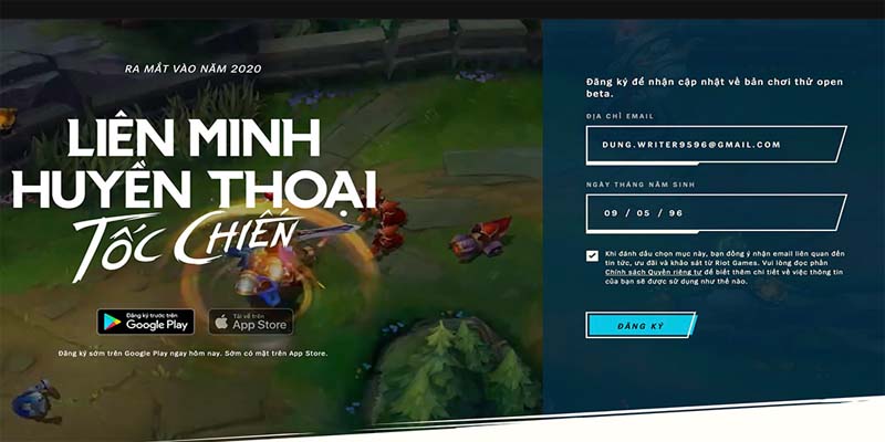 Đăng ký tài khoản trên máy chủ nước ngoài Đăng ký tài khoản trên máy chủ nước ngoài